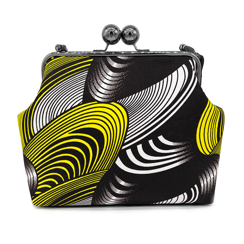 Black & Yellow Swirl