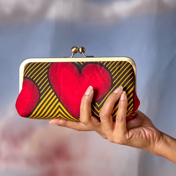 Red & Gold Hearts