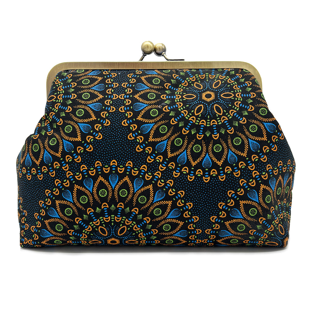 Black Orange Mandala