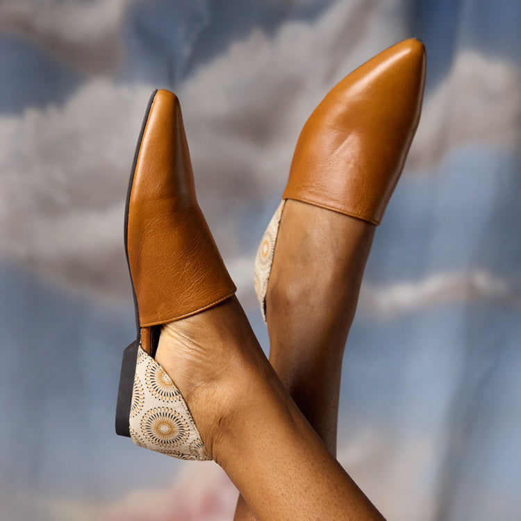 Bella Tan & Cream Sunburst