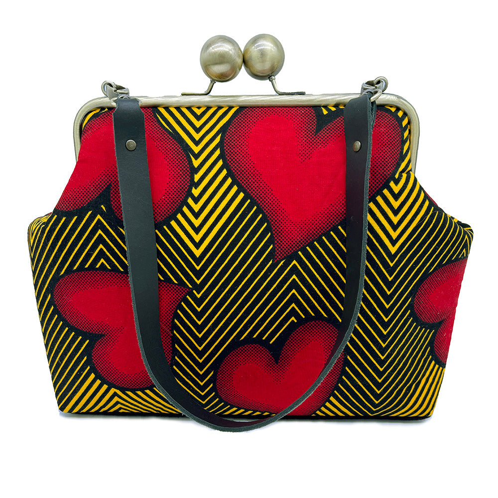 Red & Gold Hearts
