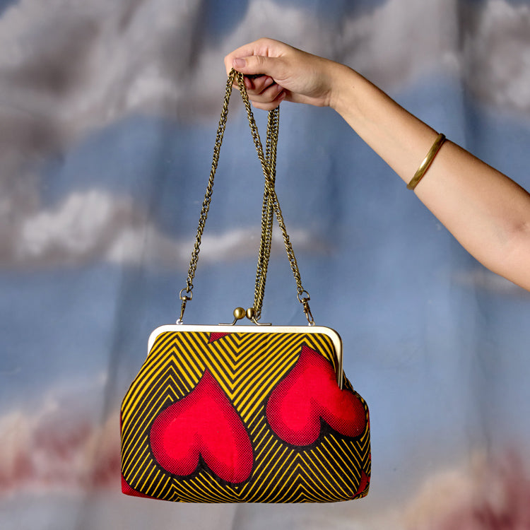 Red & Gold Hearts