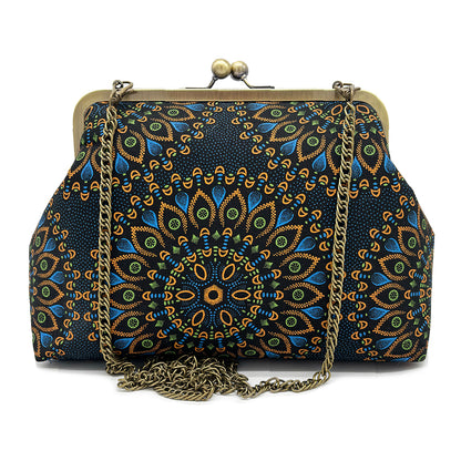 Black Orange Mandala