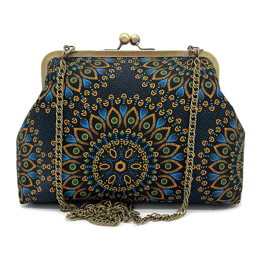 Black Orange Mandala