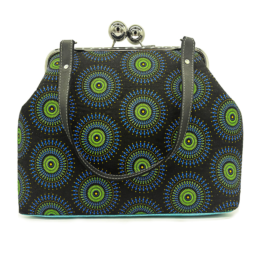 Black Teal LRG Sunburst