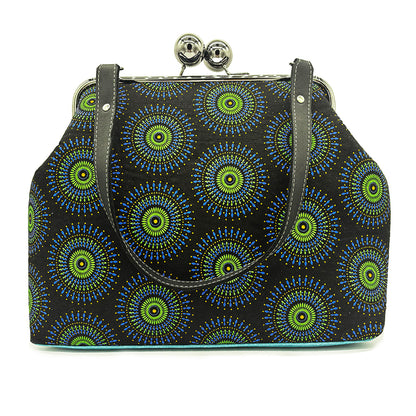 Black Teal LRG Sunburst