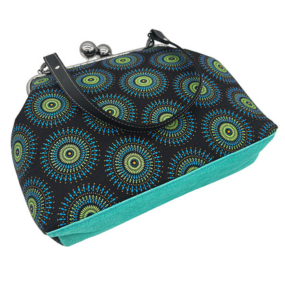 Black Teal LRG Sunburst