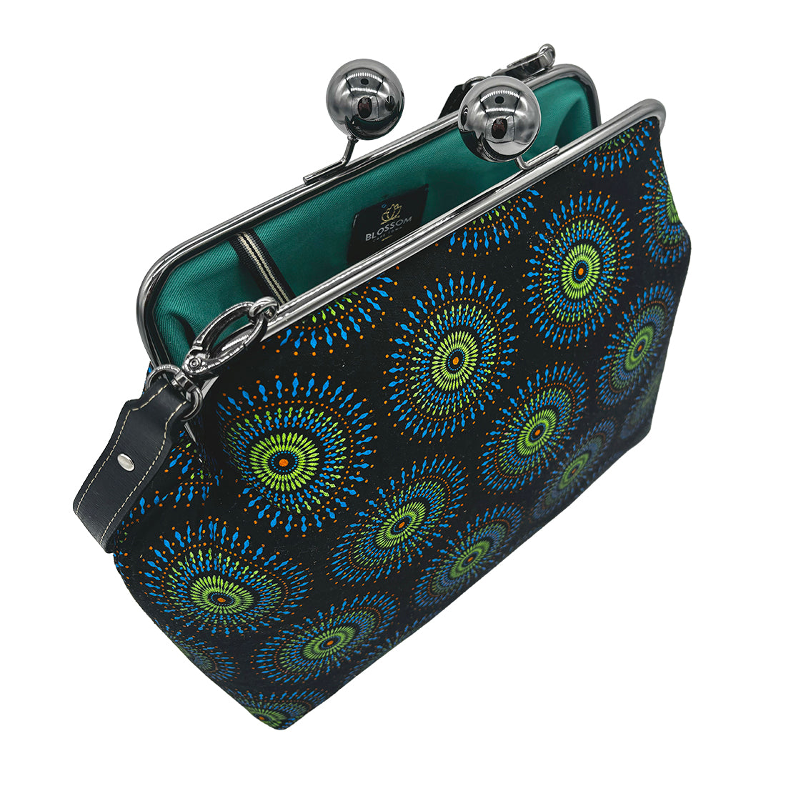 Black Teal LRG Sunburst