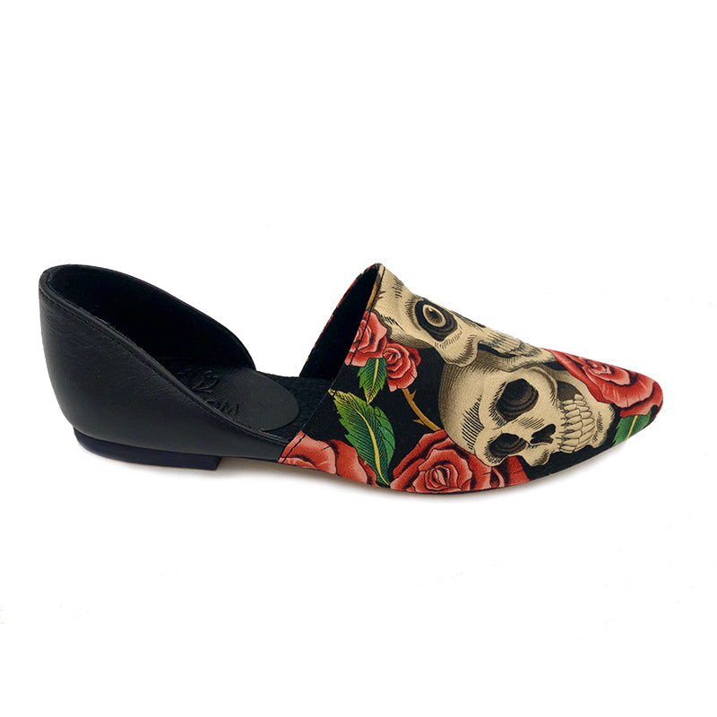 Vamp Black Skulls & Roses